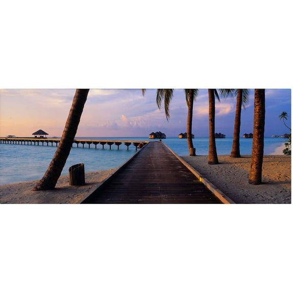 Trademark Fine Art "Gili Lankanfushi" Canvas Art by David Evans