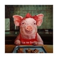 thumbnail image 1 of Trademark Fine Art 'Gingerbread Pigs' Canvas Art by Lucia Hefferna, 1 of 3