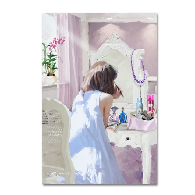 Trademark Fine Art 'Girl Make Up' Canvas Art by The Macneil Studio