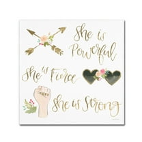 Trademark Fine Art 'Girl Power IV' Canvas Art by Jenaya Jackson