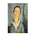 thumbnail image 1 of Trademark Fine Art Amedeo Modigliani Girl In A Sailor'S Blouse, 1918 Canvas Wall Art - 12x19, 1 of 5