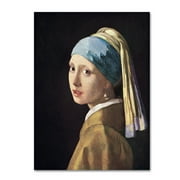 Trademark Fine Art 'Girl with a Pearl Earring' Canvas Art by Johannes Vermeer