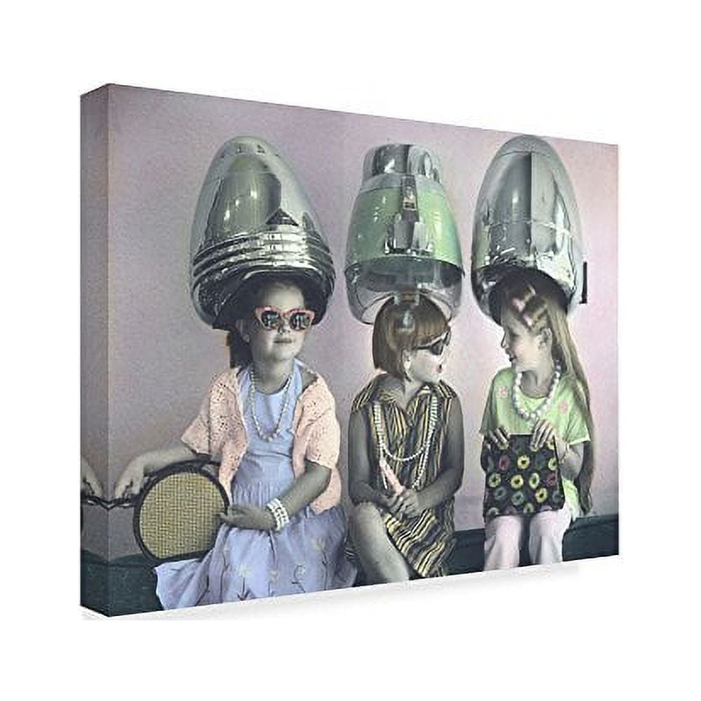 Girls Day Out Retro Canvas Art by Gail Goodwin