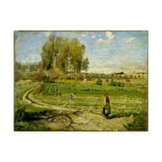 Trademark Fine Art 'Giverny' Canvas Art by Pissarro