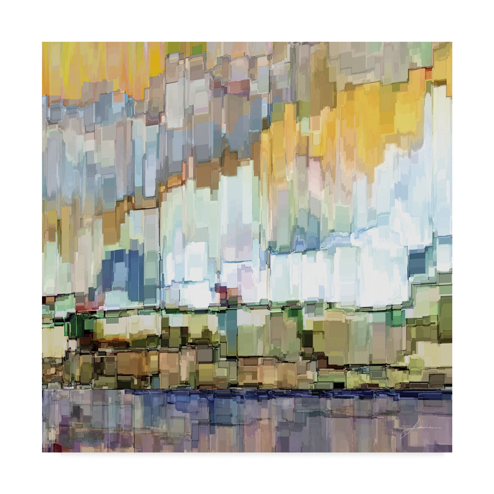 Trademark Fine Art 'Glacier Bay I' Canvas Art by James Burghardt
