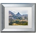 thumbnail image 1 of Trademark Fine Art 'Glacier National Park in Autumn' Canvas Art by Pierre Leclerc, White Matte, Silver Frame, 1 of 1