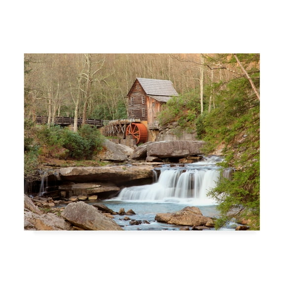 Trademark Fine Art 'Glade Creek Mill West Virginia' Canvas Art by Monte Nagler
