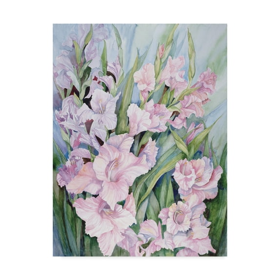 Trademark Fine Art 'Gladiolus' Canvas Art by Joanne Porter