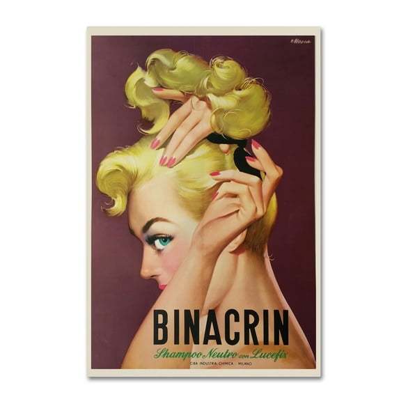 Trademark Fine Art 'Glamour Shampoo' Canvas Art by Vintage Apple Collection