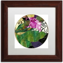 Trademark Fine Art "Glassberry I" Canvas Art by Color Bakery White Matte, Wood Frame