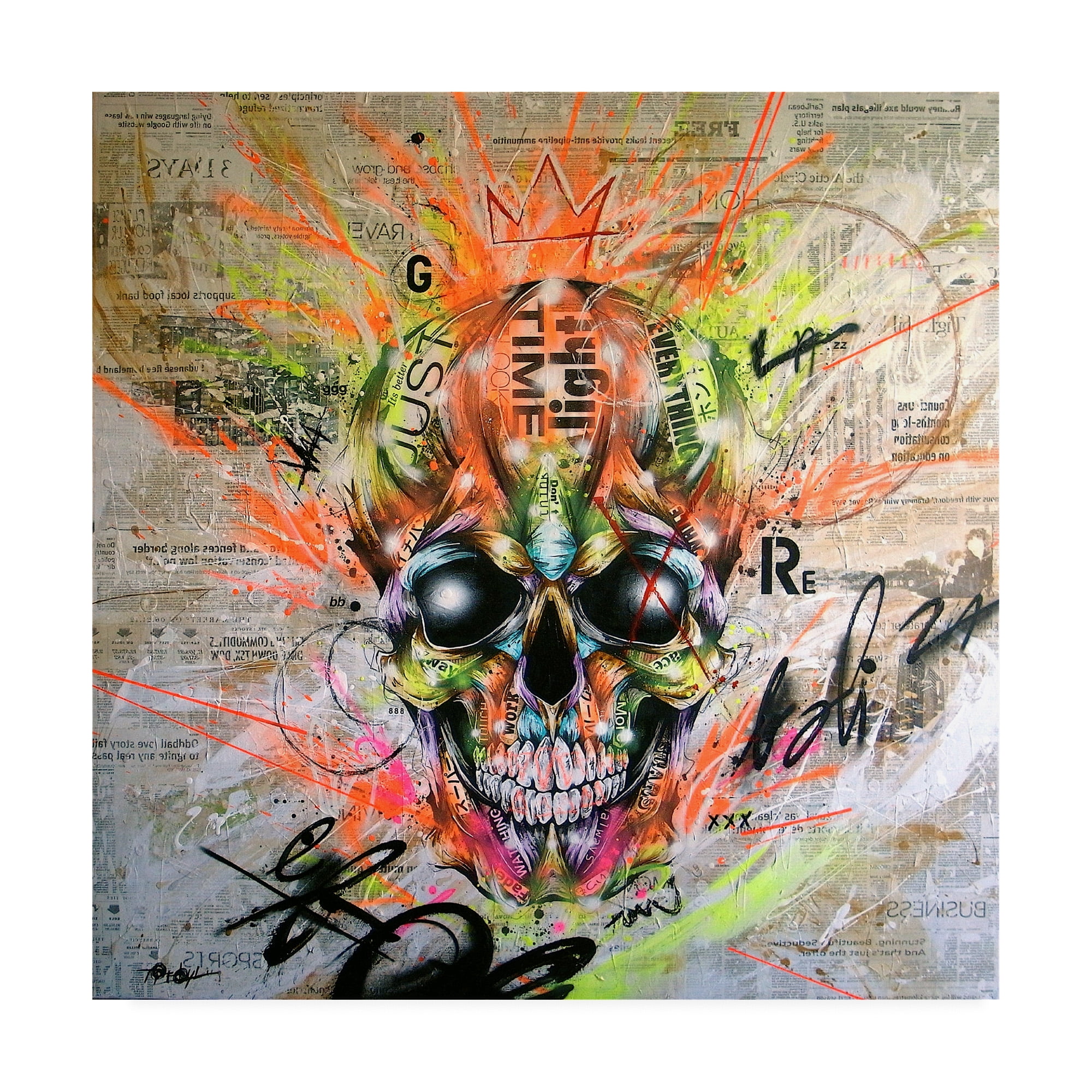 Trademark Fine Art 'Globalized Folklore' Canvas Art by Taka Sudo