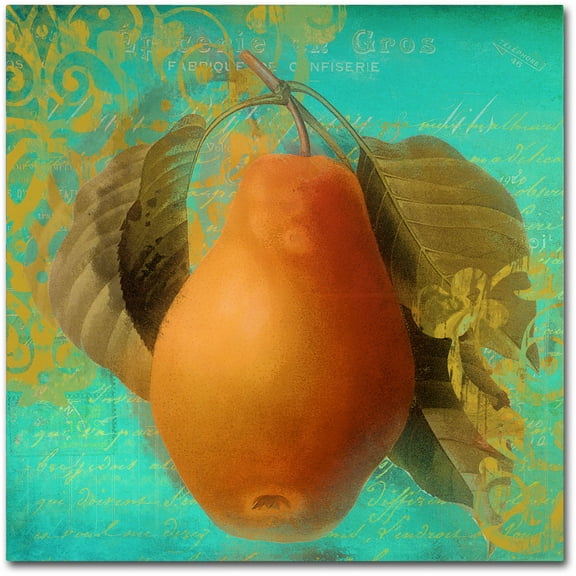 Trademark Fine Art "Glowing Fruits IV" Canvas Art by Color Bakery