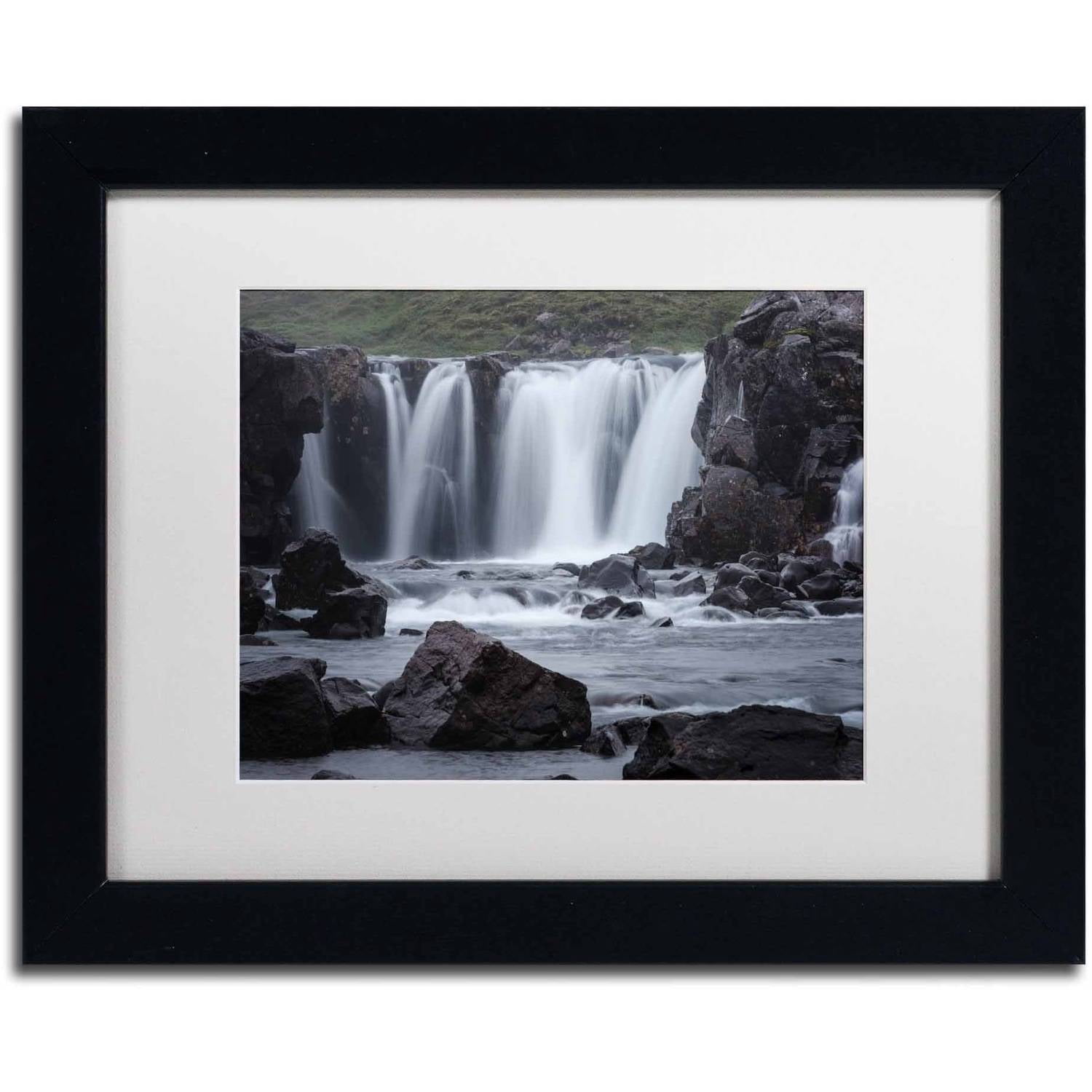 Trademark Fine Art 'Go With the Flow' Canvas Art by Philippe Sainte-Laudy, White Matte, Black Frame
