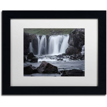 Trademark Fine Art 'Go With the Flow' Canvas Art by Philippe Sainte-Laudy, White Matte, Black Frame