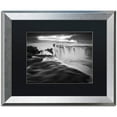 thumbnail image 1 of Trademark Fine Art "Godafoss" Canvas Art by Mathieu Rivrin, Black Matte, Silver Frame, 1 of 4