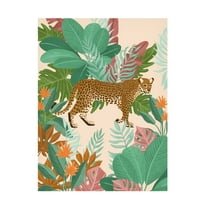 Trademark Fine Art Goed Blauw  Botanic Paradise Canvas Wall Art
