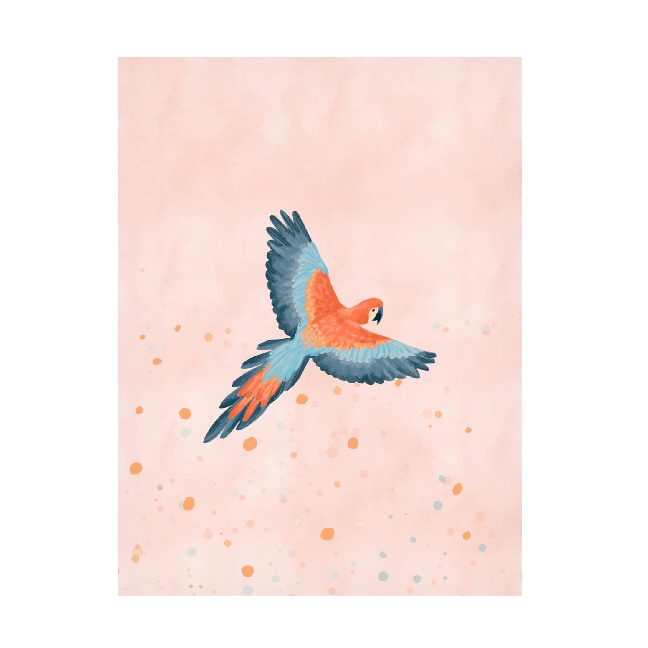 Trademark Fine Art Goed Blauw Fly With Me Canvas Wall Art