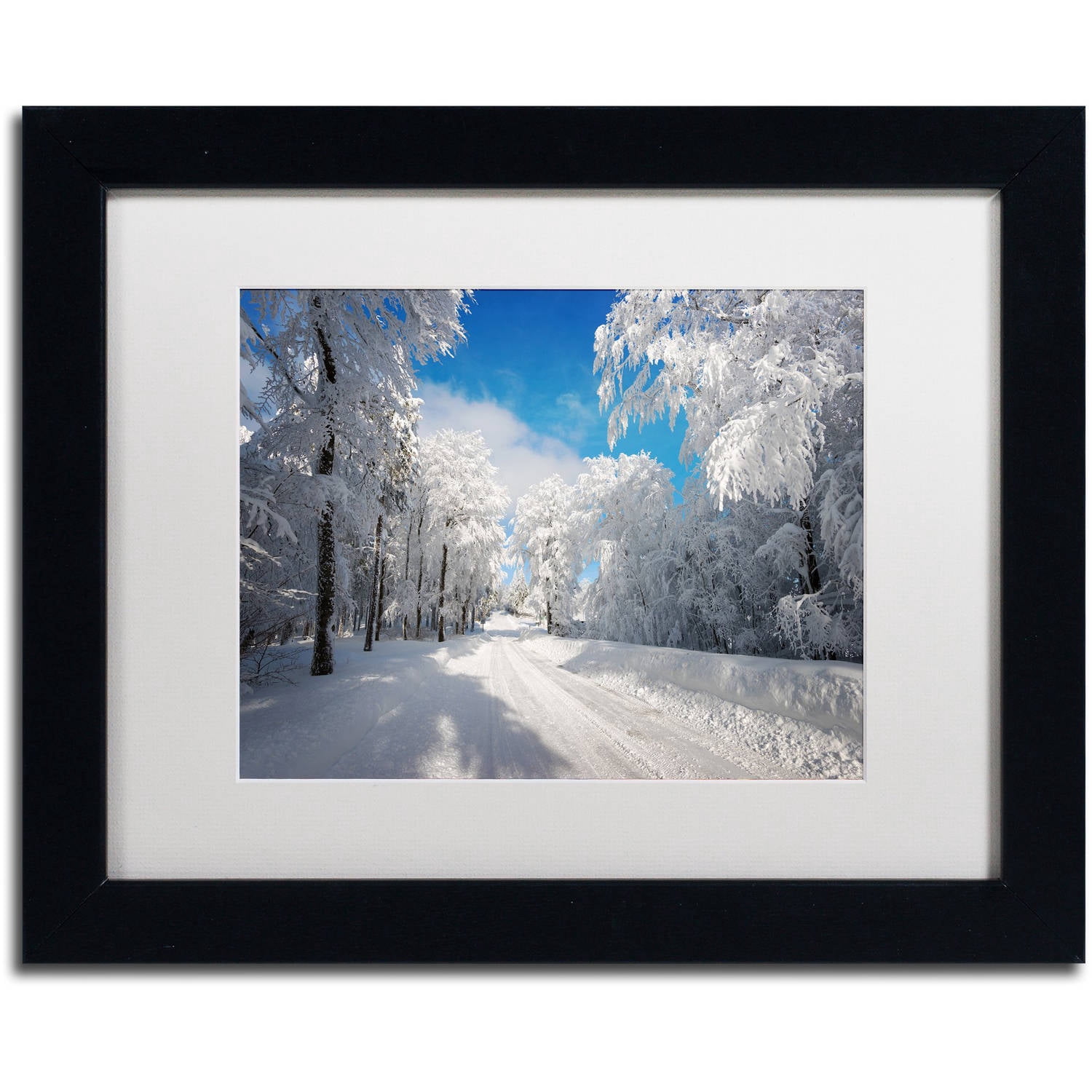 Trademark Fine Art "Going Nowhere" Canvas Art by Philippe Sainte-Laudy, White Matte, Black Frame