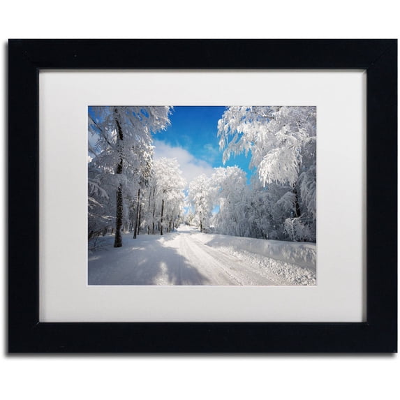 Trademark Fine Art "Going Nowhere" Canvas Art by Philippe Sainte-Laudy, White Matte, Black Frame