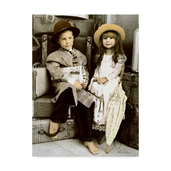 Trademark Fine Art 'Going Places' Canvas Art by Sharon Forbes