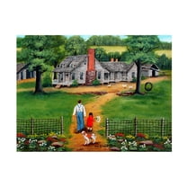 Trademark Fine Art 'Going To Grandpas' Canvas Art by Arie Reinhardt Taylor