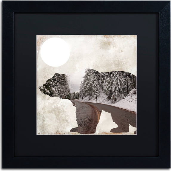 Trademark Fine Art "Going Wild III" Canvas Art by Color Bakery, Black Matte, Black Frame