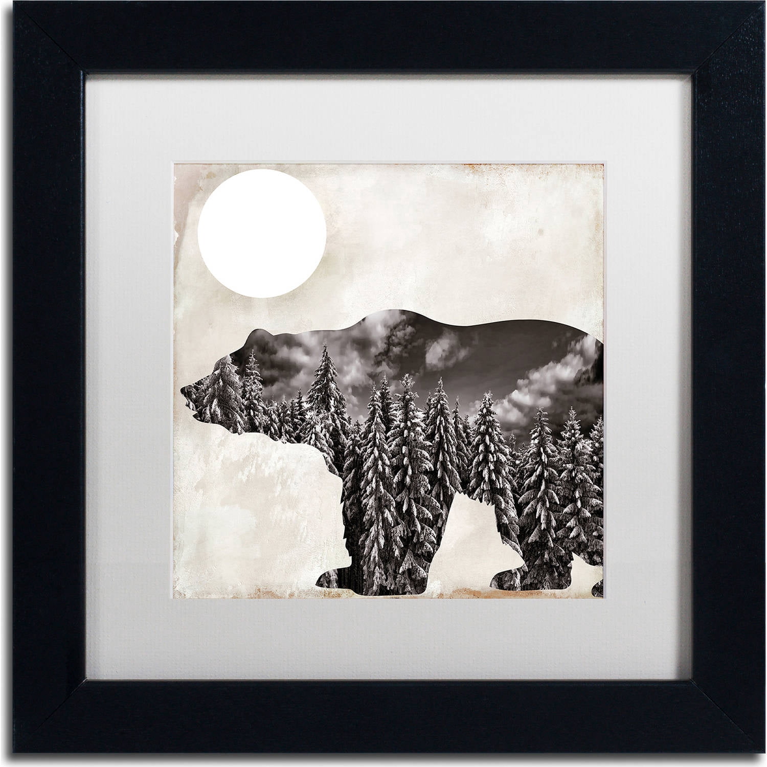 Trademark Fine Art "Going Wild VI" Canvas Art by Color Bakery, White Matte, Black Frame