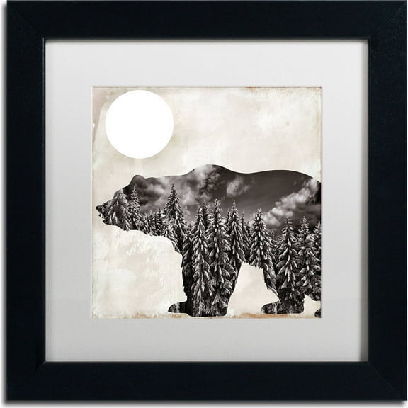 Trademark Fine Art "Going Wild VI" Canvas Art by Color Bakery, White Matte, Black Frame