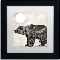 Trademark Fine Art "Going Wild VI" Canvas Art by Color Bakery, White Matte, Black Frame