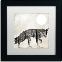 Trademark Fine Art "Going Wild VII" Canvas Art by Color Bakery, White Matte, Black Frame