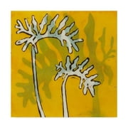 Trademark Fine Art 'Gold Batik Botanical V' Canvas Art by Andrea Davis