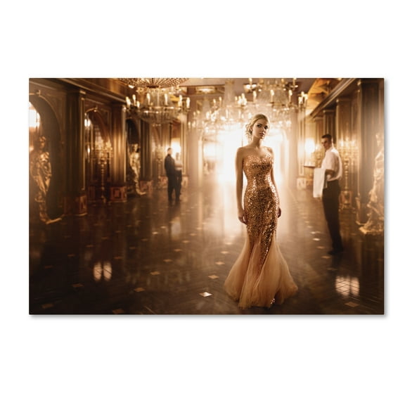Trademark Fine Art 'Gold' Canvas Art by Sergey Parishkov