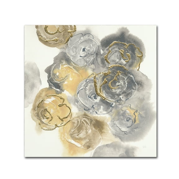 Trademark Fine Art 'Gold Edged Neutral II' Canvas Art by Chris Paschke