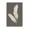 thumbnail image 1 of Trademark Fine Art 'Gold Feathers I on Grey' Canvas Art by Chris Paschke, 1 of 3