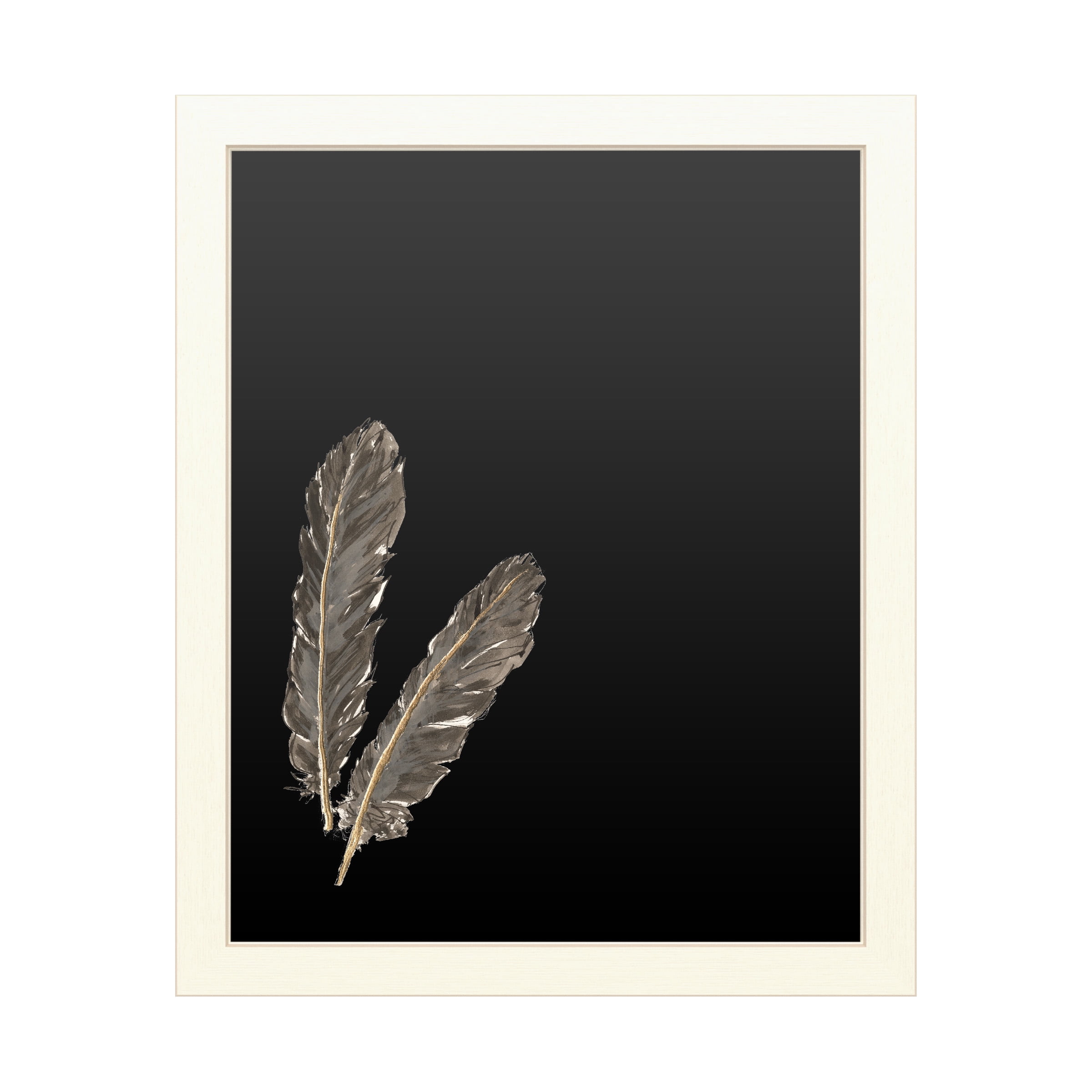 Trademark Fine Art 'Gold Feathers Iv' Chalkboard by Chris Paschke