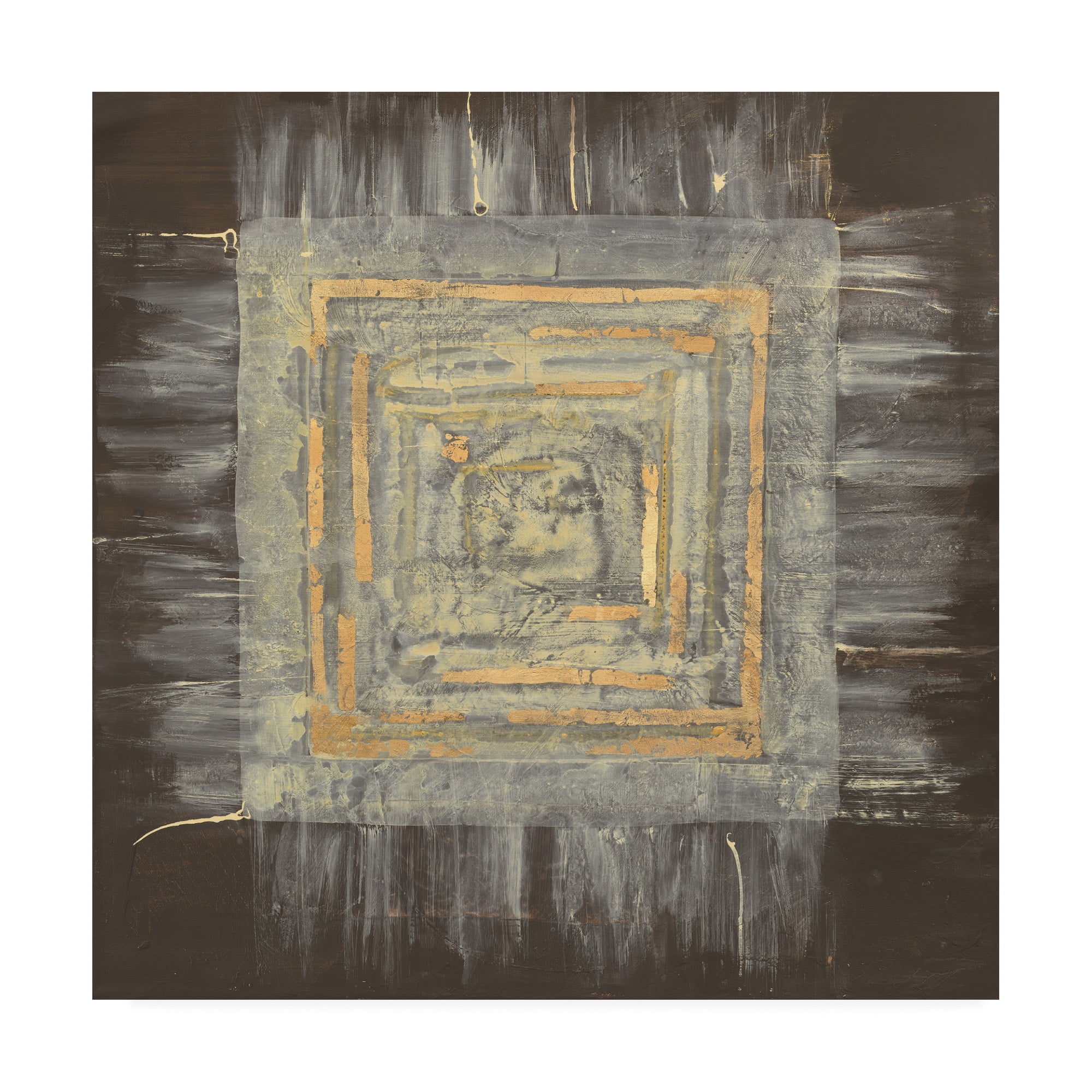 Trademark Fine Art 'Gold Tapestry I' Canvas Art by Albena Hristova