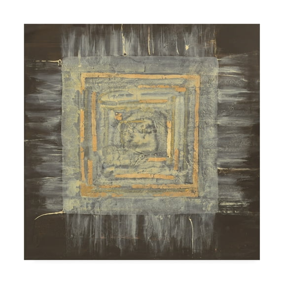 Trademark Fine Art 'Gold Tapestry I' Canvas Art by Albena Hristova