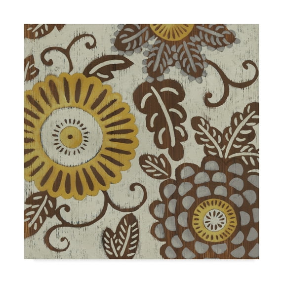 Trademark Fine Art 'Golden Array I' Canvas Art by Chariklia Zarris
