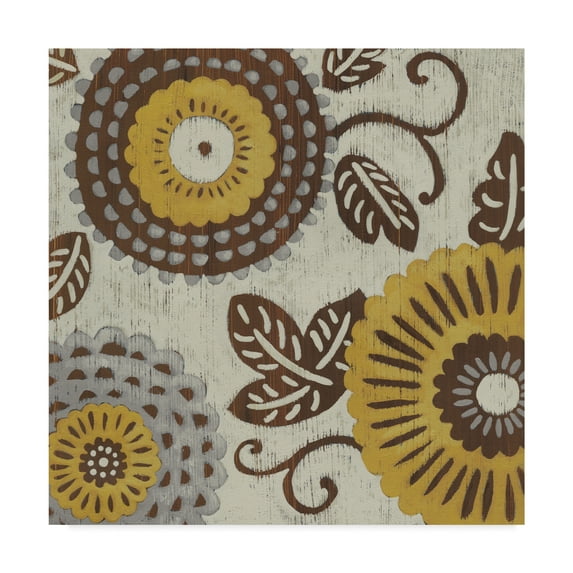 Trademark Fine Art 'Golden Array II' Canvas Art by Chariklia Zarris