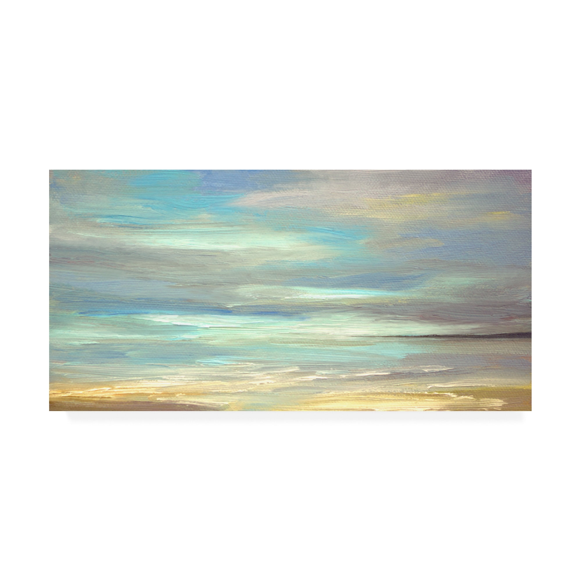 Trademark Fine Art 'Golden Beach' Canvas Art by Sheila Finch
