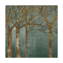 Trademark Fine Art 'Golden Day Turquoise' Canvas Art by Kathrine Lovell