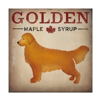 Trademark Fine Art 'Golden Dog at Show No VT' Canvas Art by Ryan Fowler