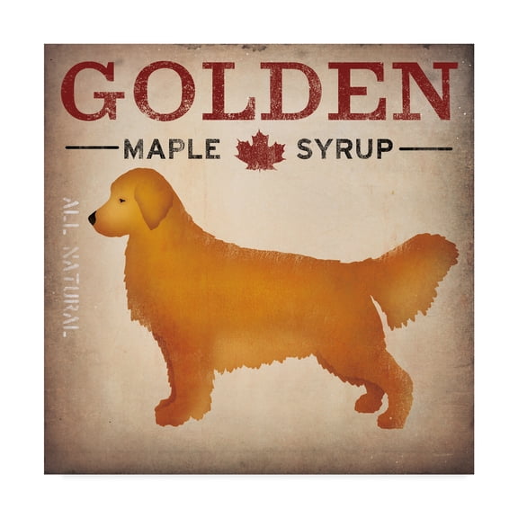 Trademark Fine Art 'Golden Dog at Show No VT' Canvas Art by Ryan Fowler