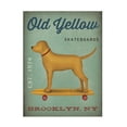 thumbnail image 1 of Trademark Fine Art 'Golden Dog on Skateboard' Canvas Art by Ryan Fowler, 1 of 4
