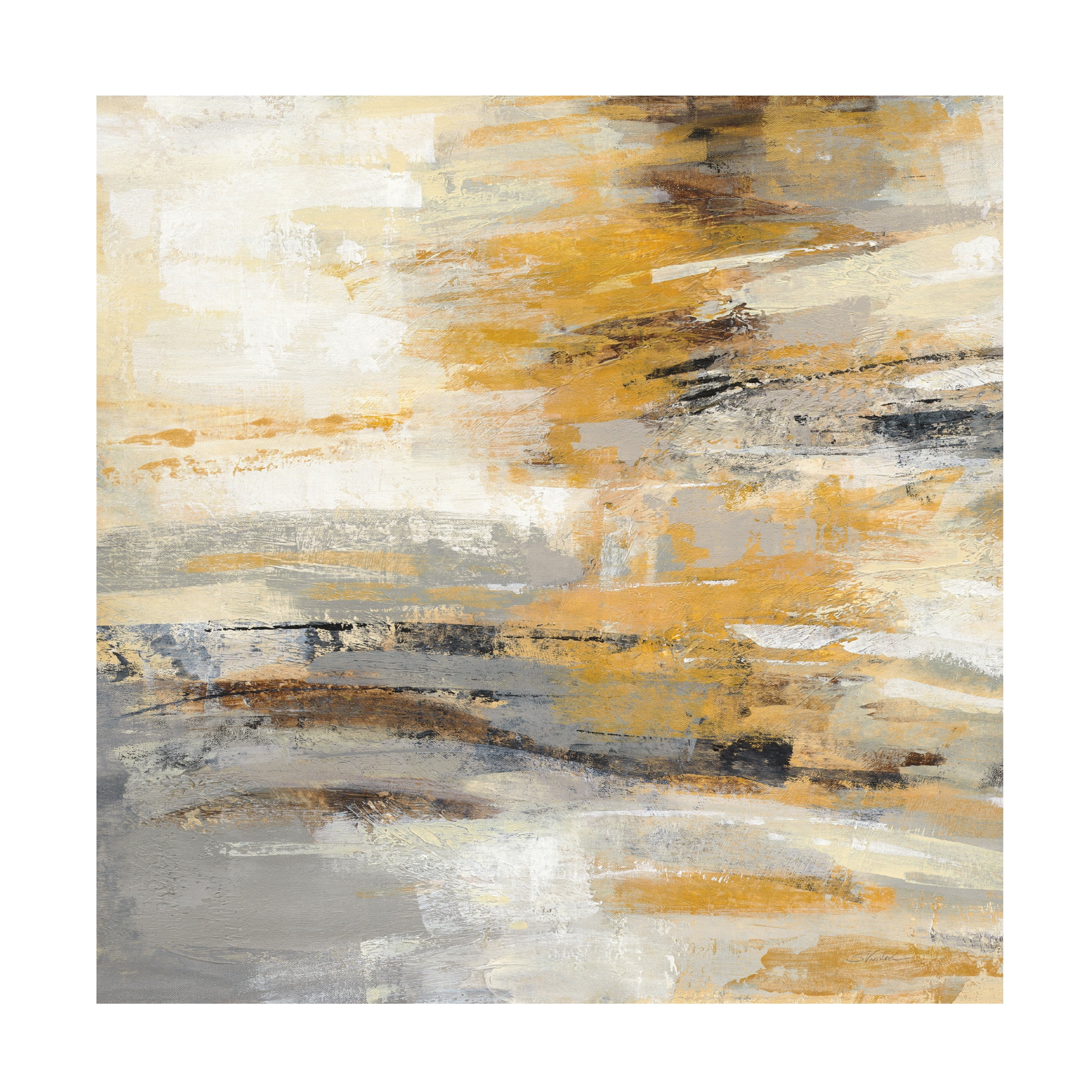 Trademark Fine Art 'Golden Dust Crop' Canvas Art by Silvia Vassileva