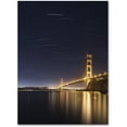 thumbnail image 1 of Trademark Fine Art "Golden Gate and Stars" Canvas Art by Moises Levy, 1 of 3