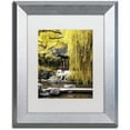 thumbnail image 1 of Trademark Fine Art "Golden Lake" Canvas Art by Philippe Hugonnard, White Matte, Silver Frame, 1 of 4
