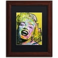 thumbnail image 1 of Trademark Fine Art "Golden Marilyn" Canvas Art by Dean Russo, Black Matte, Wood Frame, 1 of 4