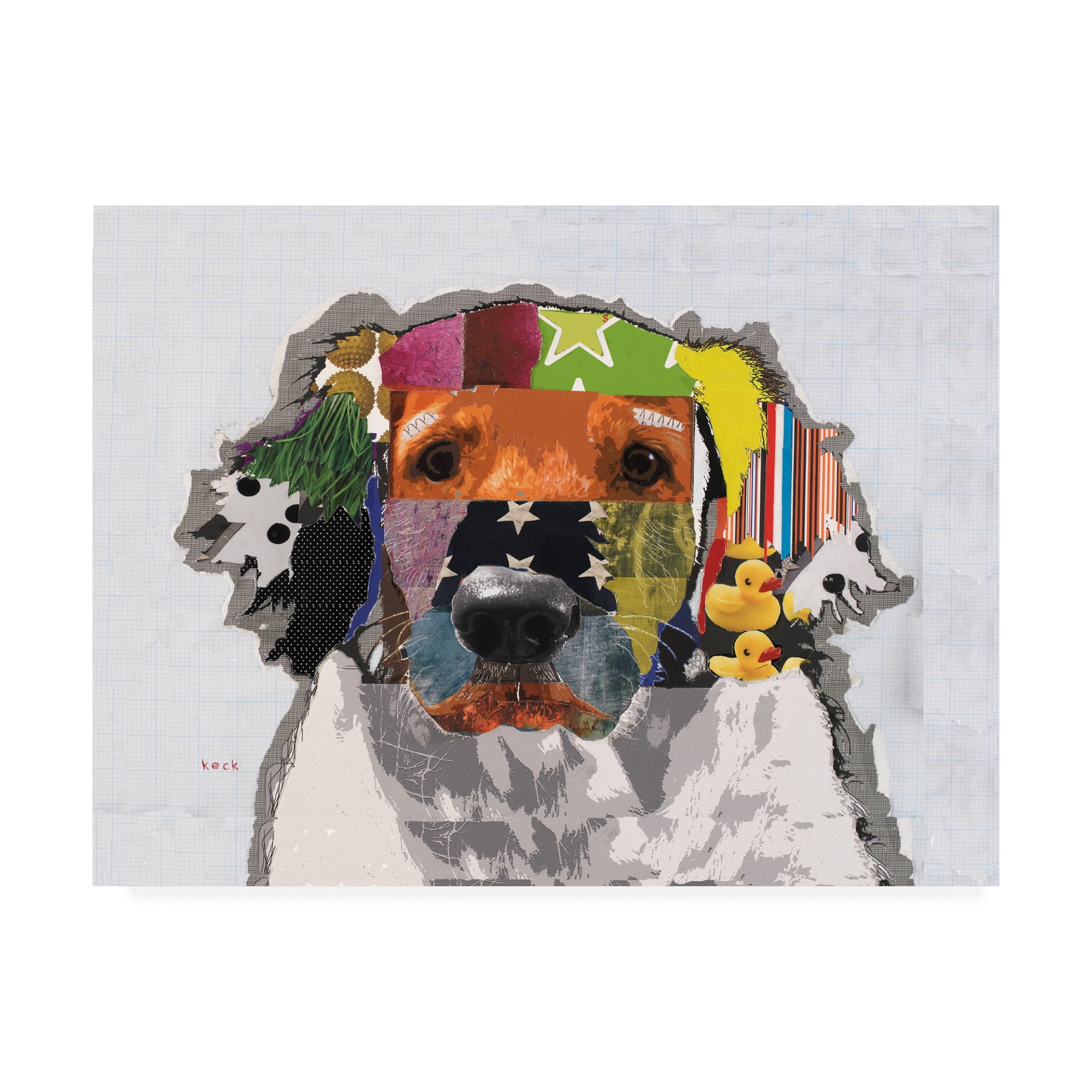 Trademark Fine Art 'Golden Retriever I' Canvas Art by Michel Keck