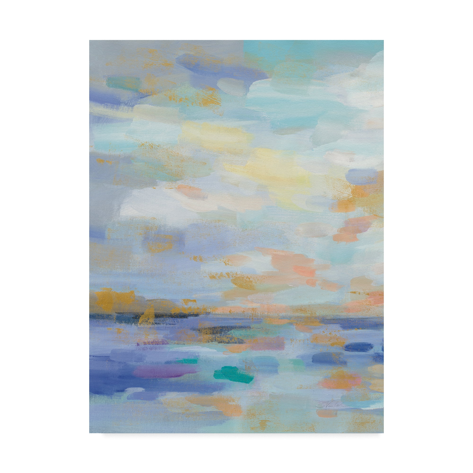 Trademark Fine Art 'Golden Sunrise II' Canvas Art by Silvia Vassileva